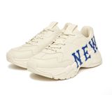  1098 - HÀNG CHÍNH HÃNG - GIÀY SNEAKER MLB BIG BALL CHUNKY - P Mega NEW YORK YANKEES - *TRẮNG* - Code: 3ASHBCP3N-50WHS 