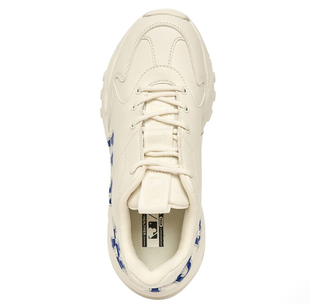  1098 - HÀNG CHÍNH HÃNG - GIÀY SNEAKER MLB BIG BALL CHUNKY - P Mega NEW YORK YANKEES - *TRẮNG* - Code: 3ASHBCP3N-50WHS 