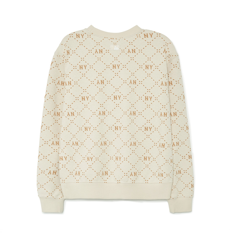  1647 - HÀNG CHÍNH HÃNG - ÁO SWEATER MLB DIA MONOGRAM NEW YORK 