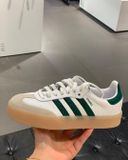  2563 - HÀNG CHÍNH HÃNG - GIÀY ADIDAS SAMBA WHITE/ GREEN *ĐẾ GUM - CODE: ID0440 