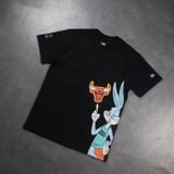  0688 - HÀNG CHÍNH HÃNG - ÁO THUN NEW ERA - HÌNH THỎ  BUNNY CHICAGO BULLS ĐEN - *BLACK* - Code: 13053409 