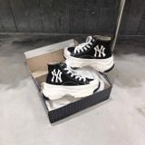  0899 - HÀNG CHÍNH HÃNG - GIÀY MLB CHUNKY HIGH -  CỔ CAO (MÀU ĐEN) - *BLACK/WHITE* - CODE: 32SHU1111-50L 