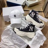  0899 - HÀNG CHÍNH HÃNG - GIÀY MLB CHUNKY HIGH -  CỔ CAO (MÀU ĐEN) - *BLACK/WHITE* - CODE: 32SHU1111-50L 
