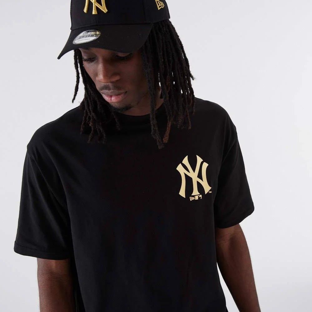  0957 - HÀNG CHÍNH HÃNG - ÁO THUN NEW ERA  - METALLIC - GOLD - CODE : 60292358 