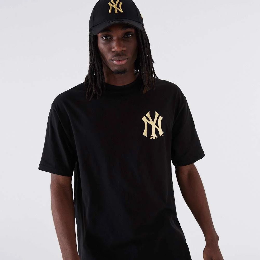  0957 - HÀNG CHÍNH HÃNG - ÁO THUN NEW ERA  - METALLIC - GOLD - CODE : 60292358 