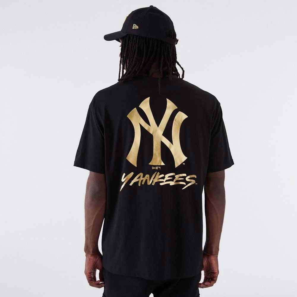  0957 - HÀNG CHÍNH HÃNG - ÁO THUN NEW ERA  - METALLIC - GOLD - CODE : 60292358 
