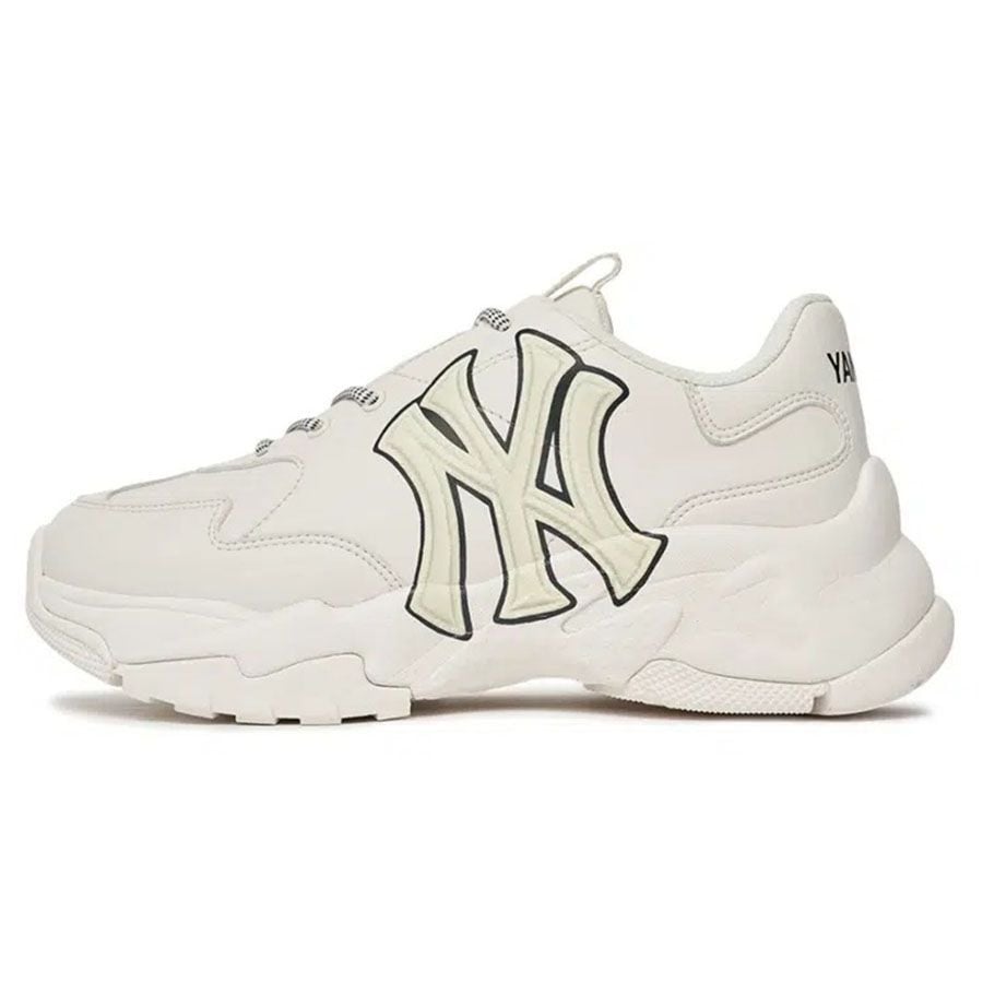  1106 - HÀNG CHÍNH HÃNG - GIÀY SNEAKER MLB BIG BALL CHUNKY -  A Classic 3D Logo New York Yankees - *TRẮNG* - Code: 3ASHCS12N-50WHS 