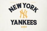  1114 - HÀNG CHÍNH HÃNG - ÁO THUN NEW ERA -NEW YORK YANKEES ESSENTIAL IVORY - KEM - CODE: 13527260 