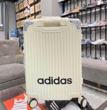  1127 - HÀNG CHÍNH HÃNG - Vali Adidas Sticker - NHỎ (Cabin Size - Xách Tay)  - MÀU TRẮNG KEM 