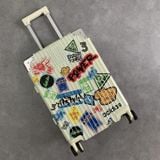  1127 - HÀNG CHÍNH HÃNG - Vali Adidas Sticker - LỚN (Size 28 - Kí Gửi)  - MÀU TRẮNG KEM 