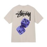  1136 - HÀNG CHÍNH HÃNG - ÁO THUN STUSSY -  STUSSY FUZZY DICE SMOKE 