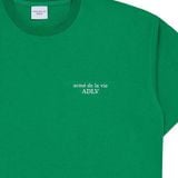 1144 - HÀNG CHÍNH HÃNG - ÁO PHÔNG ACMÉ DE LA VIE ADLV TSHIRT LOGO SEASON2 MÀU XANH LÁ 