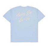  1146 - HÀNG CHÍNH HÃNG - ÁO PHÔNG ADLV IN SCRIPT LOGO XANH DA TRỜI 