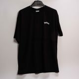  1149 - HÀNG CHÍNH HÃNG - ÁO PHÔNG  ADLV GOLD CHAIN ​​BEAR DOLL SHORT SLEEVE- ĐEN 