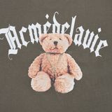  1150 - HÀNG CHÍNH HÃNG - ÁO PHÔNG ADLV GOLD CHAIN ​​BEAR DOLL SHORT SLEEVE  - RÊU 