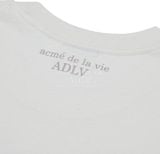  1151 - HÀNG CHÍNH HÃNG - ÁO PHÔNG ADLV CREAM FUZZY RABBIT SHORT SLEEVE - KEM 