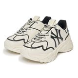  1164 - HÀNG CHÍNH HÃNG - GIÀY SNEAKER MLB BIG BALL CHUNKY - A Line New York Yankees  - *TRẮNG* - Code: 3ASHCLS2N-50BKS 