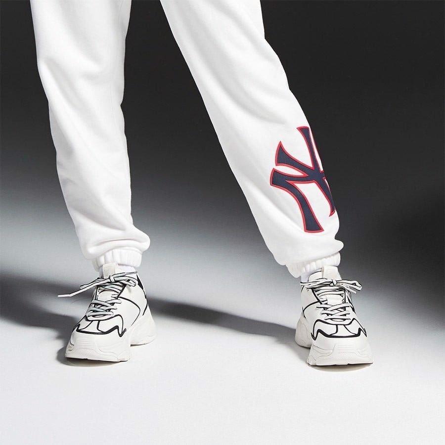  1164 - HÀNG CHÍNH HÃNG - GIÀY SNEAKER MLB BIG BALL CHUNKY - A Line New York Yankees  - *TRẮNG* - Code: 3ASHCLS2N-50BKS 