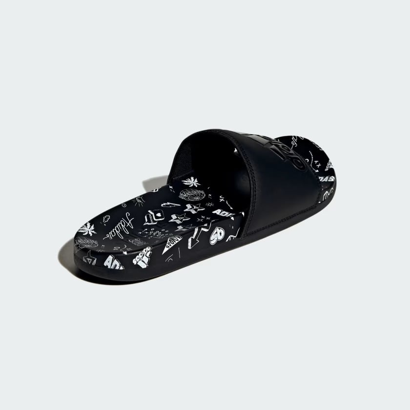  1616 - HÀNG CHÍNH HÃNG - DÉP ADIDAS CLOUDFOAM COMFORT - BIG LOGO Nhiều Họa Tiết - ĐEN - Code: IF3057 