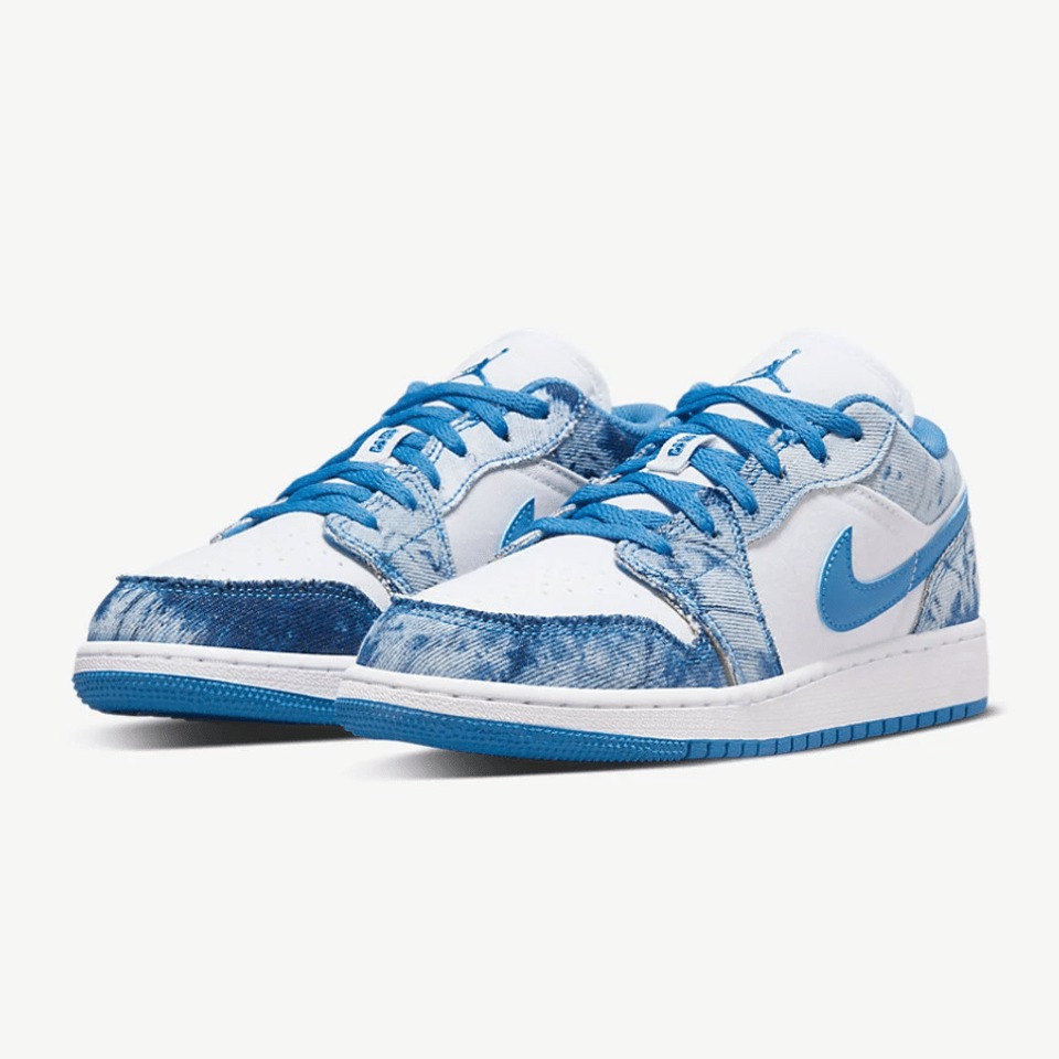  1621 - HÀNG CHÍNH HÃNG - GIÀY NIKE AIR JORDAN 1 LOW WASHED - DENIM - CODE: DM8947-100 