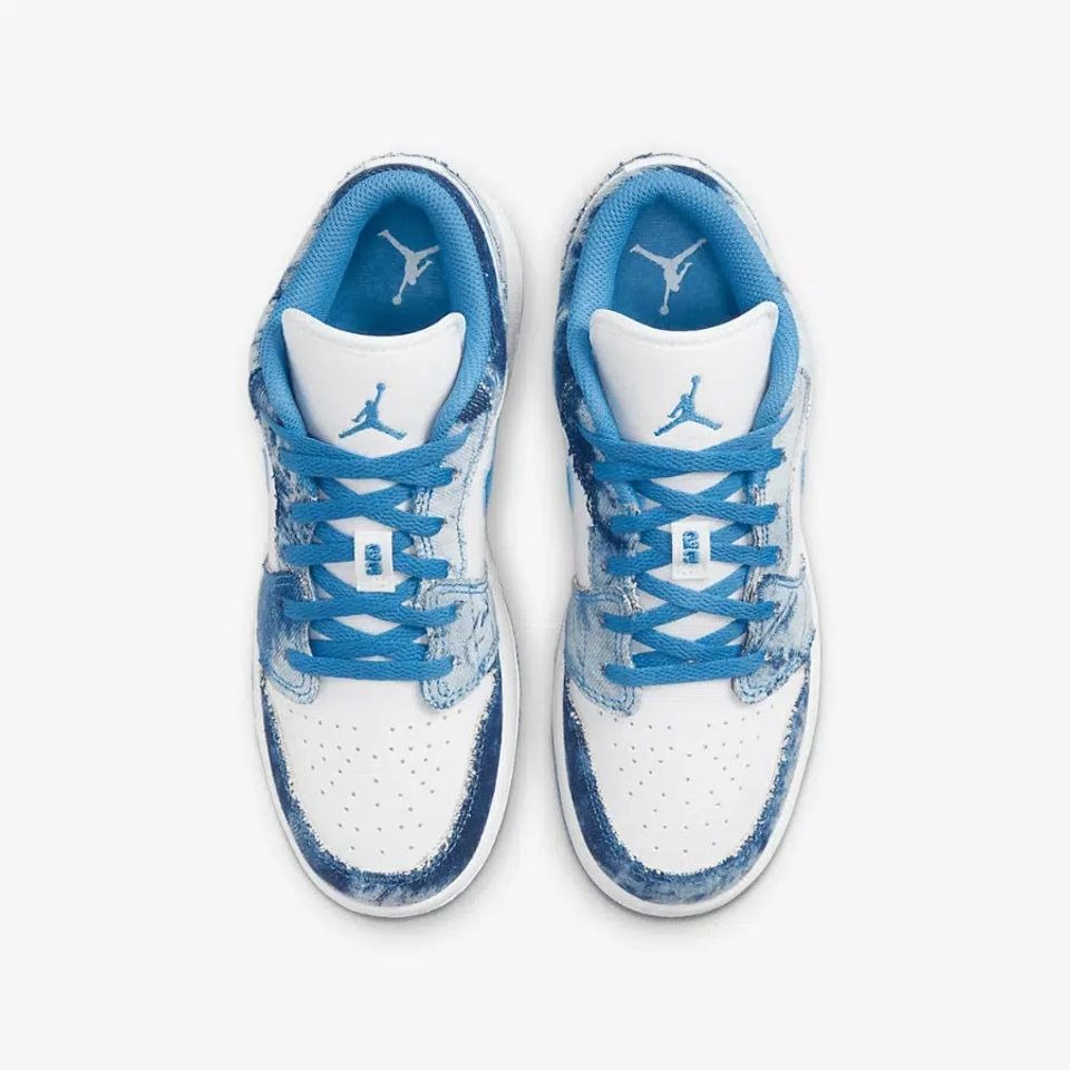  1621 - HÀNG CHÍNH HÃNG - GIÀY NIKE AIR JORDAN 1 LOW WASHED - DENIM - CODE: DM8947-100 