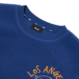  1694 - HÀNG CHÍNH HÃNG - ÁO MLB LIKE SMILE FLEECE MEGA NY YANKEES - NAVY - CODE: 3AMTF5516-07INS 