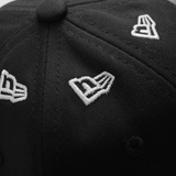 1700 - HÀNG CHÍNH HÃNG - MŨ - NÓN NEW ERA NHIỀU LOGO NE - ĐEN 