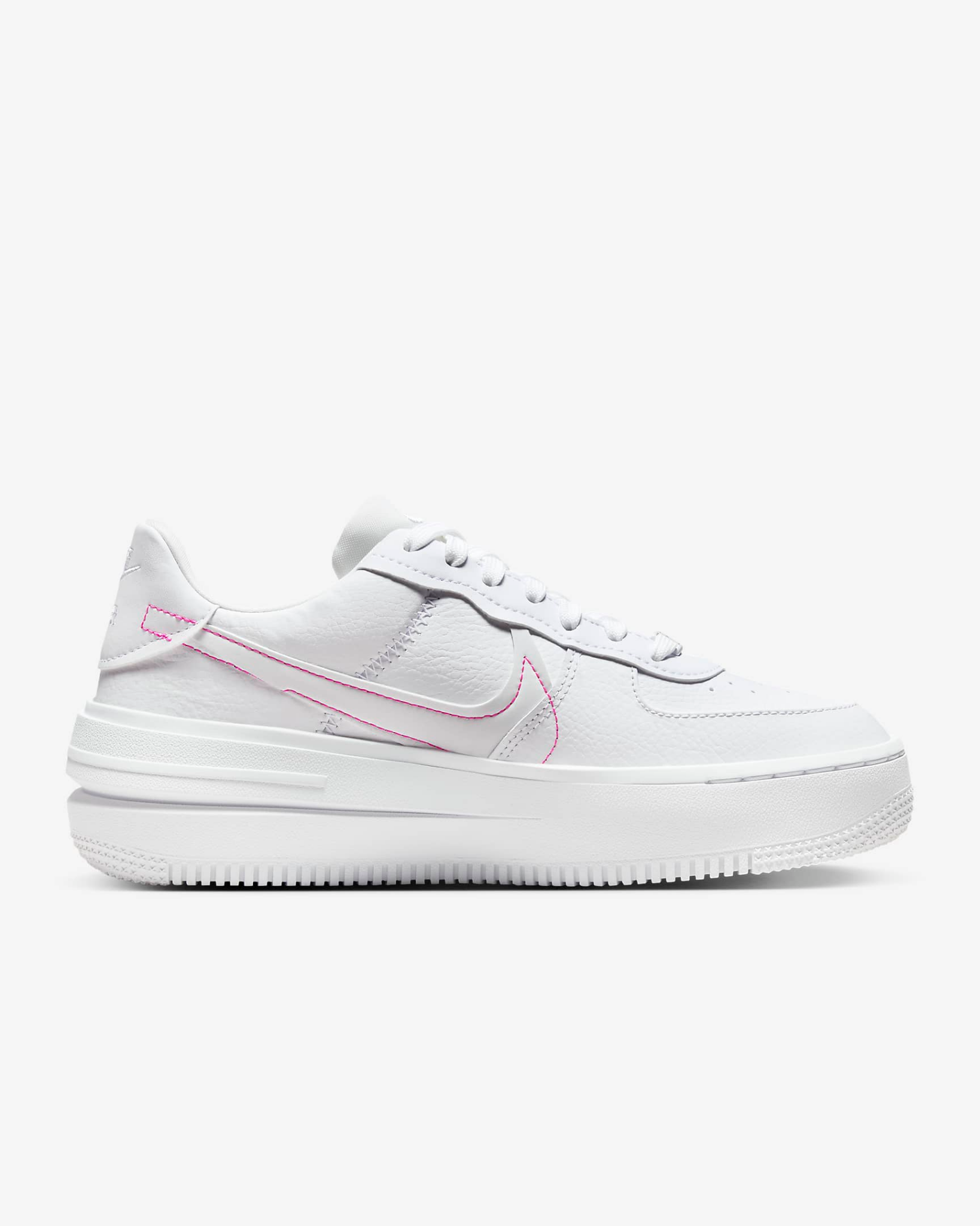  2158 - HÀNG CHÍNH HÃNG - GIÀY NIKE AIR FORCE ONE PLATFORM - WHITE/ FIREBERRY - CODE: FJ2986 100 