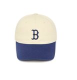  2278 - HÀNG CHÍNH HÃNG - MŨ - NÓN MLB LOGO BOSTON WHITE NAVY 