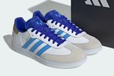  2327 - HÀNG CHÍNH HÃNG - GIÀY ADIDAS SAMBA X MESSI - TRẮNG SỌC XANH - CODE ID3550 