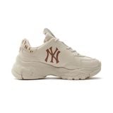  2345 - HÀNG CHÍNH HÃNG - GIÀY MLB CHUNKY MONOGRAM NY YANKEES - NÂU V2 - CODE 3ASHBMN3N-50IVS 