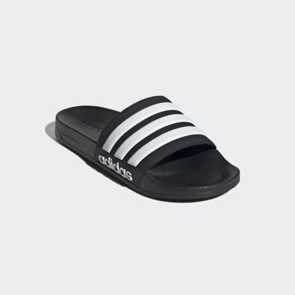  2346 - HÀNG CHÍNH HÃNG - DÉP ADIDAS LITE - ĐEN SỌC TRẮNG - CODE GZ5922 