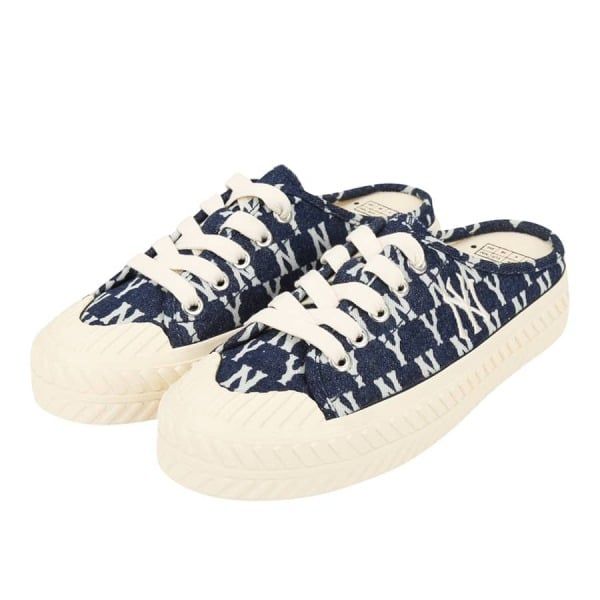  0244 - HÀNG CHÍNH HÃNG - GIÀY MULE ĐẠP GÓT - DENIM ĐẬM - CODE 32SHSD111-50N 