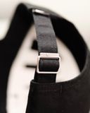  0280 - HÀNG CHÍNH HÃNG - MŨ - NÓN NIKE ĐEN - SWOOSH ĐEN VIỀN TRẮNG 