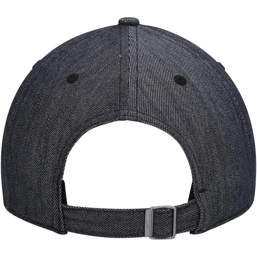  0054 - HÀNG CHÍNH HÃNG - MŨ - NÓN NIKE XÁM DENIM JEAN - SWOOSH TRẮNG - CODE DJ6220 010 