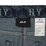  2399 - HÀNG CHÍNH HÃNG - CHÂN VÁY NỮ MLB - NEW YORK YANKEES MONOGRAM DENIM - CODE: 3FDSM0734-50NYD 