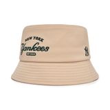  2509 - HÀNG CHÍNH HÃNG - Mũ / Nón MLB Bucket New York Yankees -  Màu Begie 