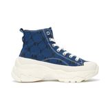  2543 - HÀNG CHÍNH HÃNG - GIÀY MLB CHUNKY HIGH - MONO NY YANKEES - DENIM XANH - CODE: 3ASHU311N-50BLD 