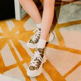  2546 - HÀNG CHÍNH HÃNG - GIÀY MLB CHUNKY HIGH - MONO BOSTON - NÂU - CODE: 3ASHU311N-43B 