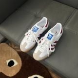  2564 - HÀNG CHÍNH HÃNG - GIÀY ADIDAS SAMBA OG WHITE/ RED *ĐẾ GUM - CODE: IF3813 