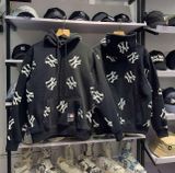  2595 - HÀNG CHÍNH HÃNG - ÁO HOODIE NEW ERA - NY MULTI LOGO - ĐEN - CODE: 13943689 