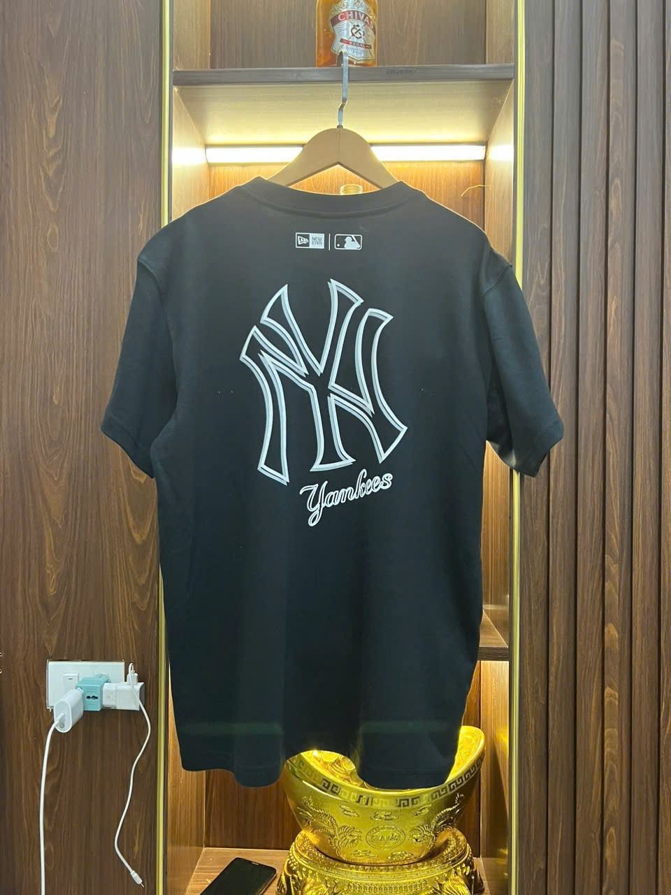  2596 - HÀNG CHÍNH HÃNG - ÁO THUN NEW ERA - NY MEGA LOGO - ĐEN - CODE: 12544744 