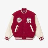  2606 - HÀNG CHÍNH HÃNG - ÁO KHOÁC NEW ERA - VARSITY - NY YANKEES - ĐỎ - CODE: 13783696 