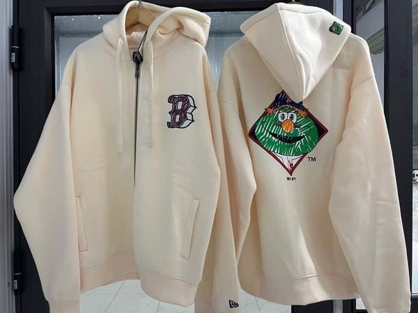  2617 - HÀNG CHÍNH HÃNG - ÁO HOODIE NEW ERA - B MONSTER GREEN - KEM - CODE: 