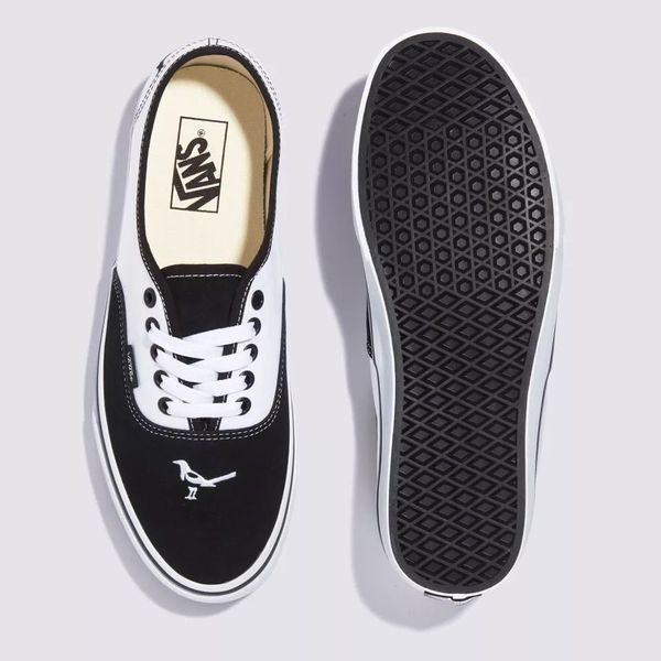  2621 - HÀNG CHÍNH HÃNG - GIÀY VANS AUTHENTIC - CON CHIM - ĐEN/TRẮNG - CODE: VN0009PVBPB 
