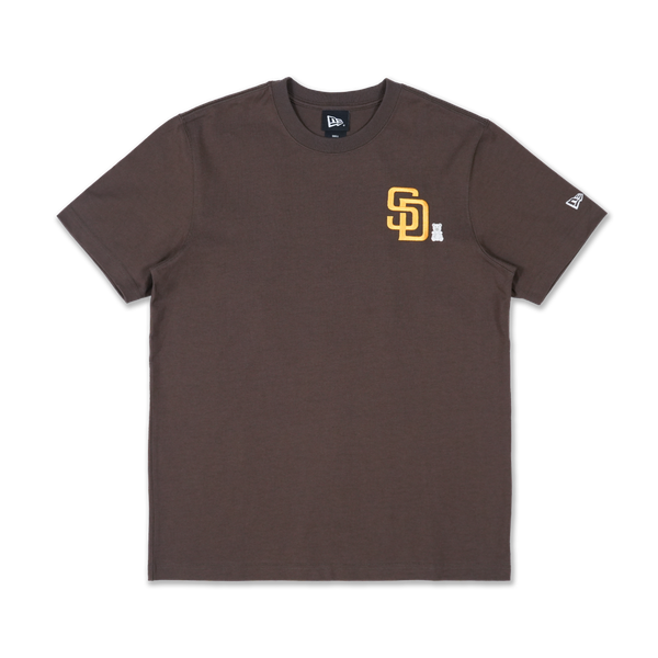  2147 - HÀNG CHÍNH HÃNG - ÁO THUN NEW ERA - SAN DIEGO PADRES BEAR WALNUT REGULAR SHORT SLEEVE - BROWN - CODE: 14148886 