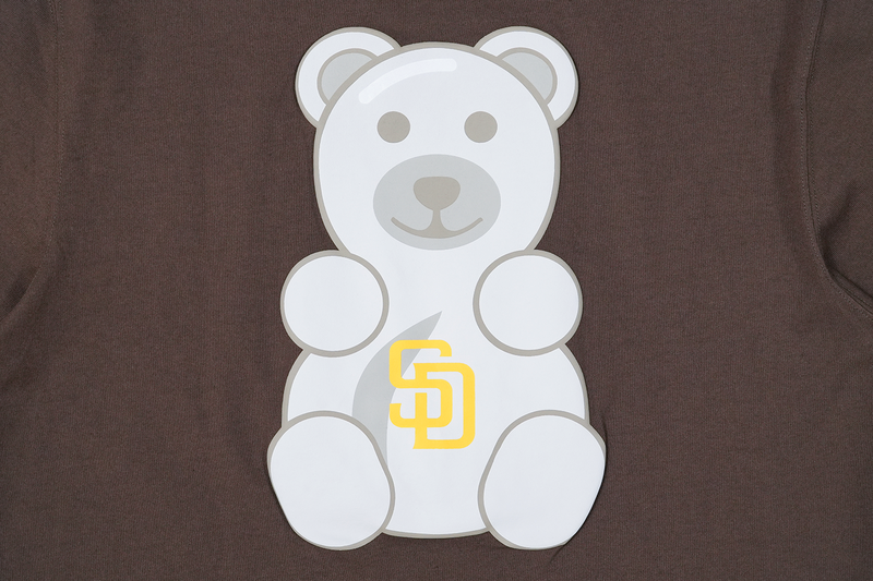  2147 - HÀNG CHÍNH HÃNG - ÁO THUN NEW ERA - SAN DIEGO PADRES BEAR WALNUT REGULAR SHORT SLEEVE - BROWN - CODE: 14148886 