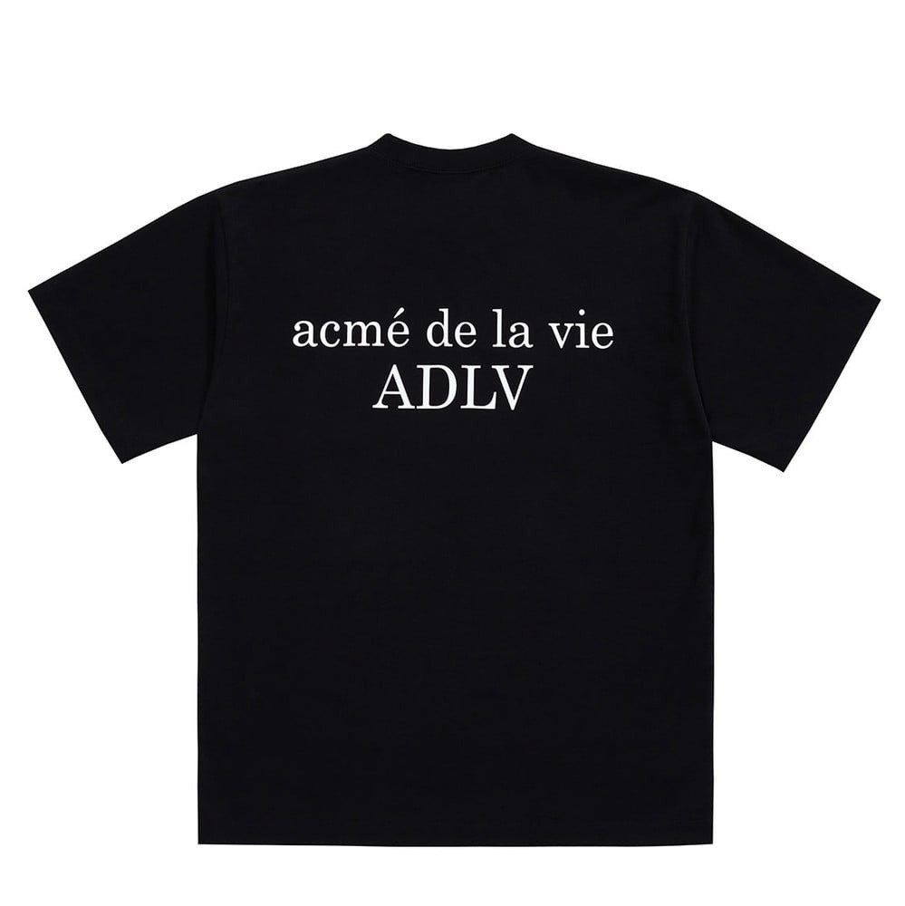  1293 - HÀNG CHÍNH HÃNG - ÁO PHÔNG ACMÉ DE LA VIE ADLV T-SHIRT BABY FACE SHORT SLEEVE - ĐEN 