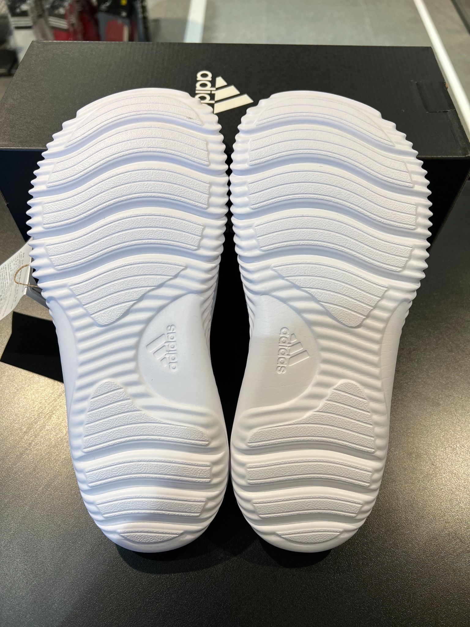  0454 - HÀNG CHÍNH HÃNG Season MỚI - DÉP ADIDAS ALPHABOUCE SLIDE (2.0) - CORE BLACK - *BLACK/WHITE* (2.0) - Code: GY9415 