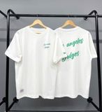 2611 - HÀNG CHÍNH HÃNG - ÁO THUN NEW ERA - LA DODGERS CHỮ GREEN - TRẮNG - CODE: 15488789 